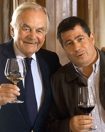 Bernard Magrez et Hervé Bizeul